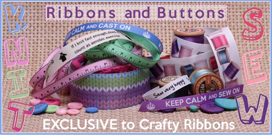Knit and sew ribbons